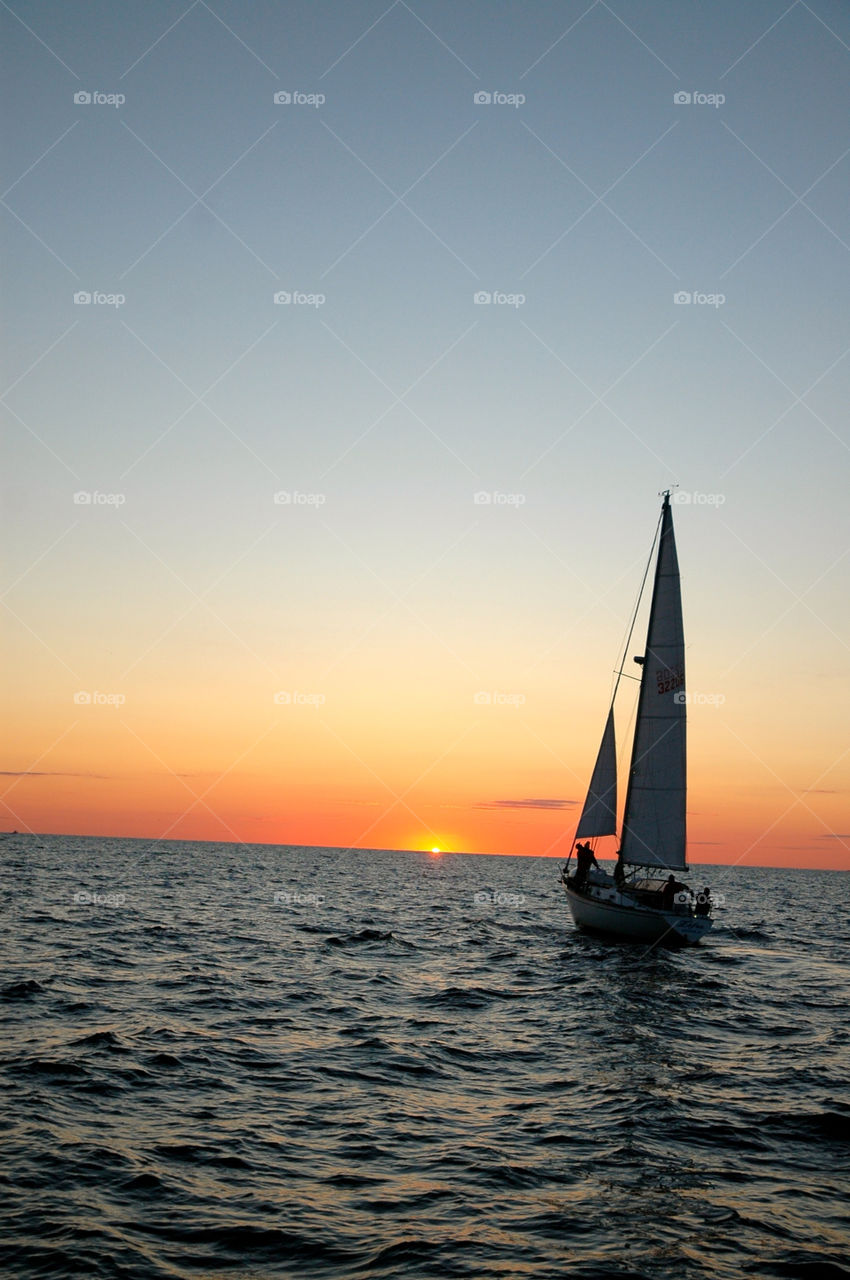 ocean italy blue sunset by jsmcdougall