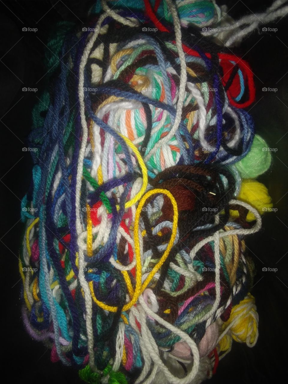 messy yarn