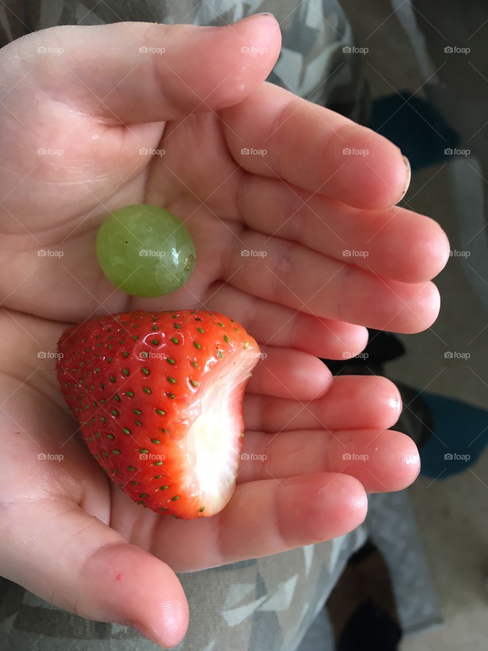 My sons hands and eat stuff