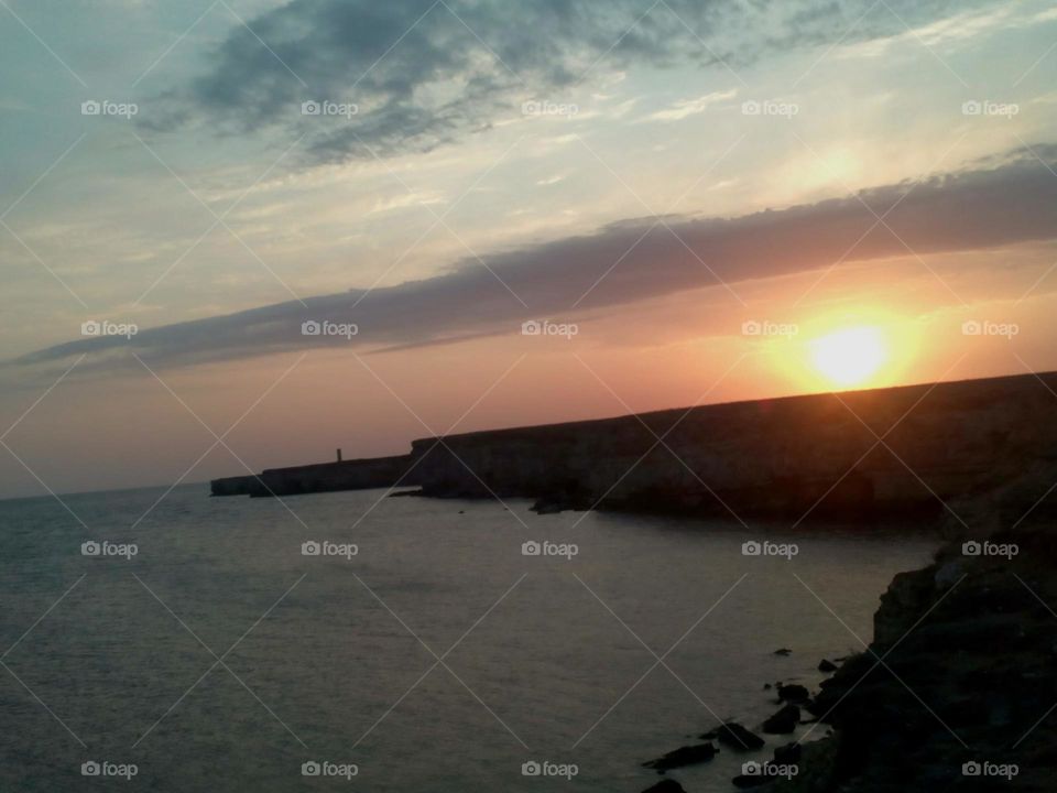 Sunset, Landscape, Dawn, Beach, Water