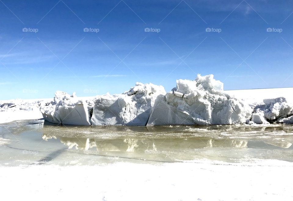 Out in the middle of Lake Winnipeg 