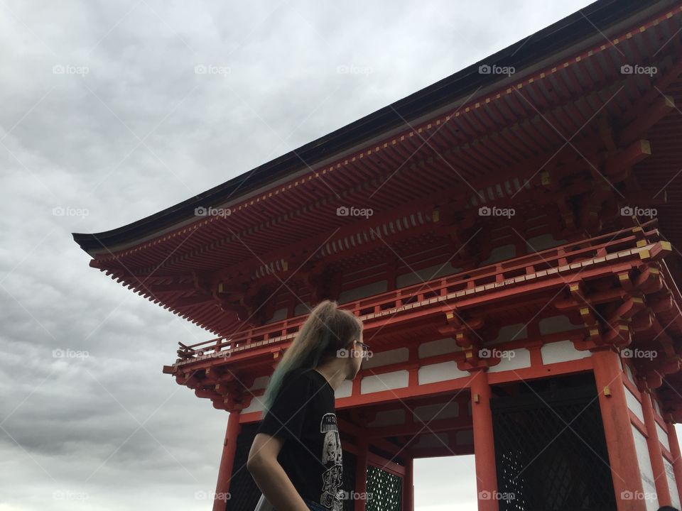 Temple, Architecture, Travel, People, Sky