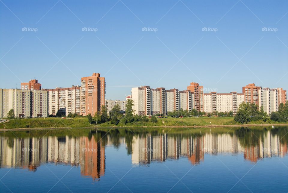 Reflection of building