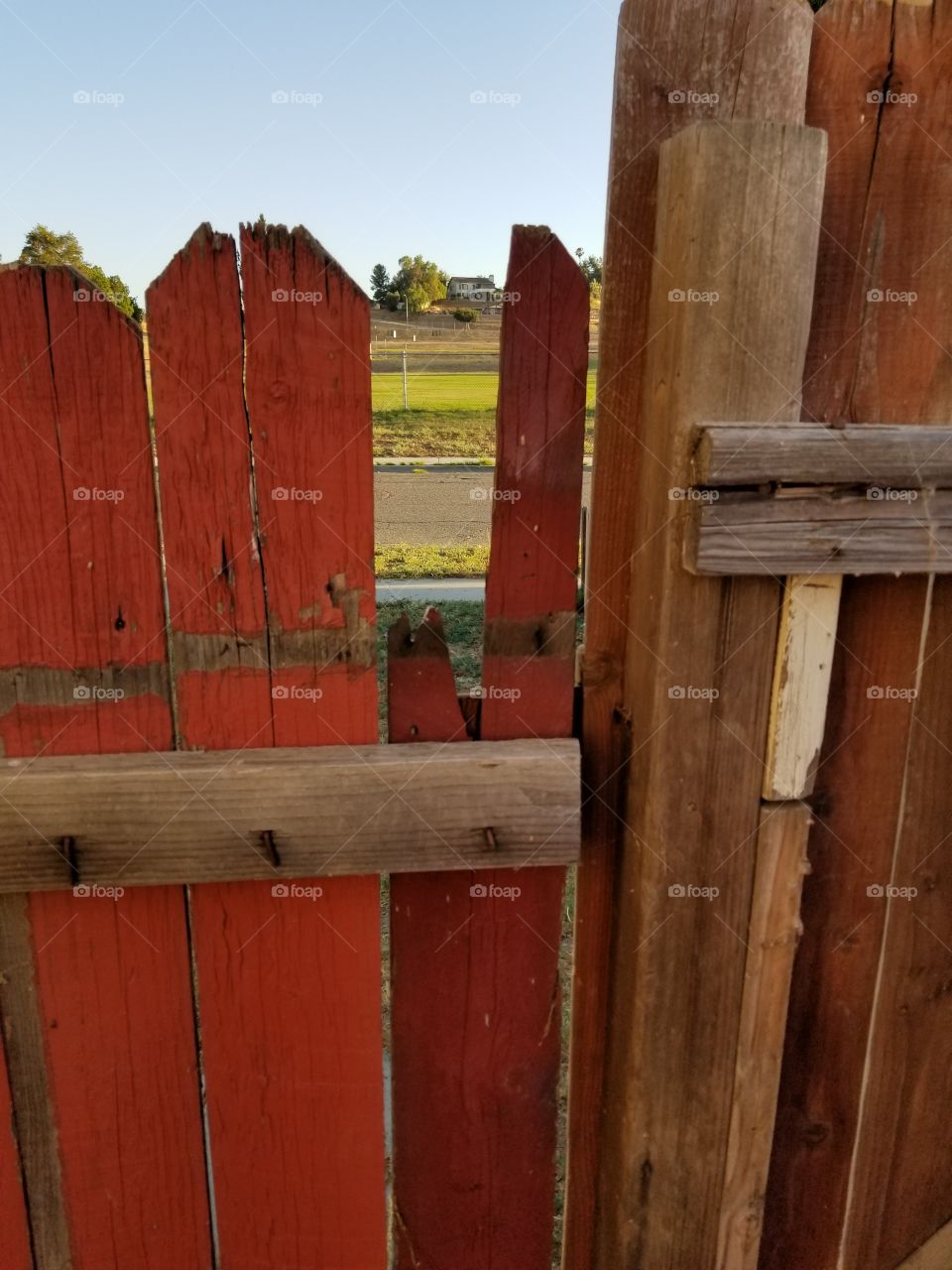 wood fence