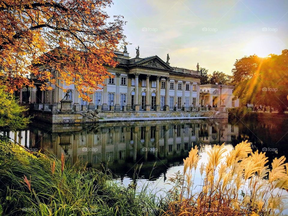 Łazienki Królewskie museum in Warsaw, Poland