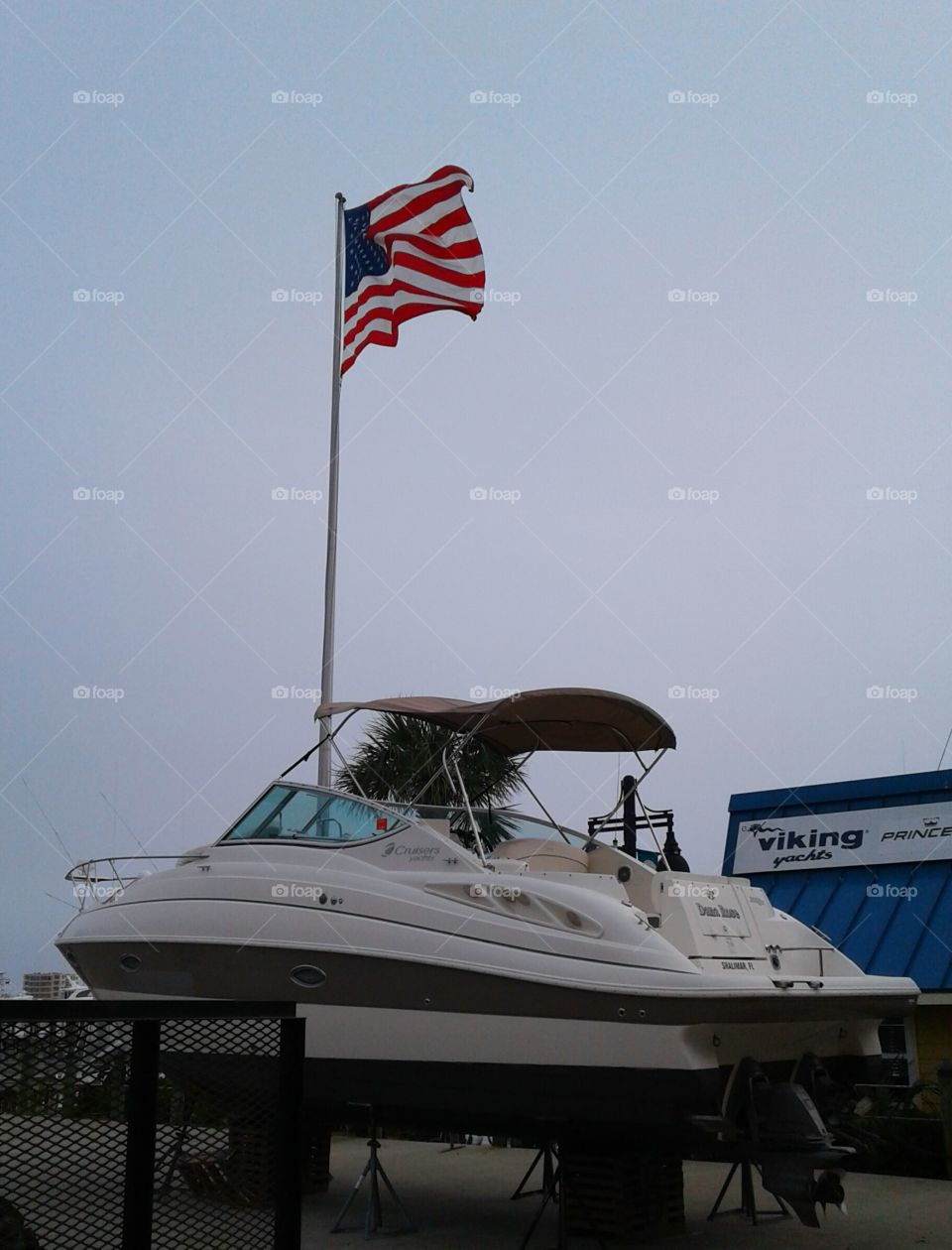 Boat & Flag