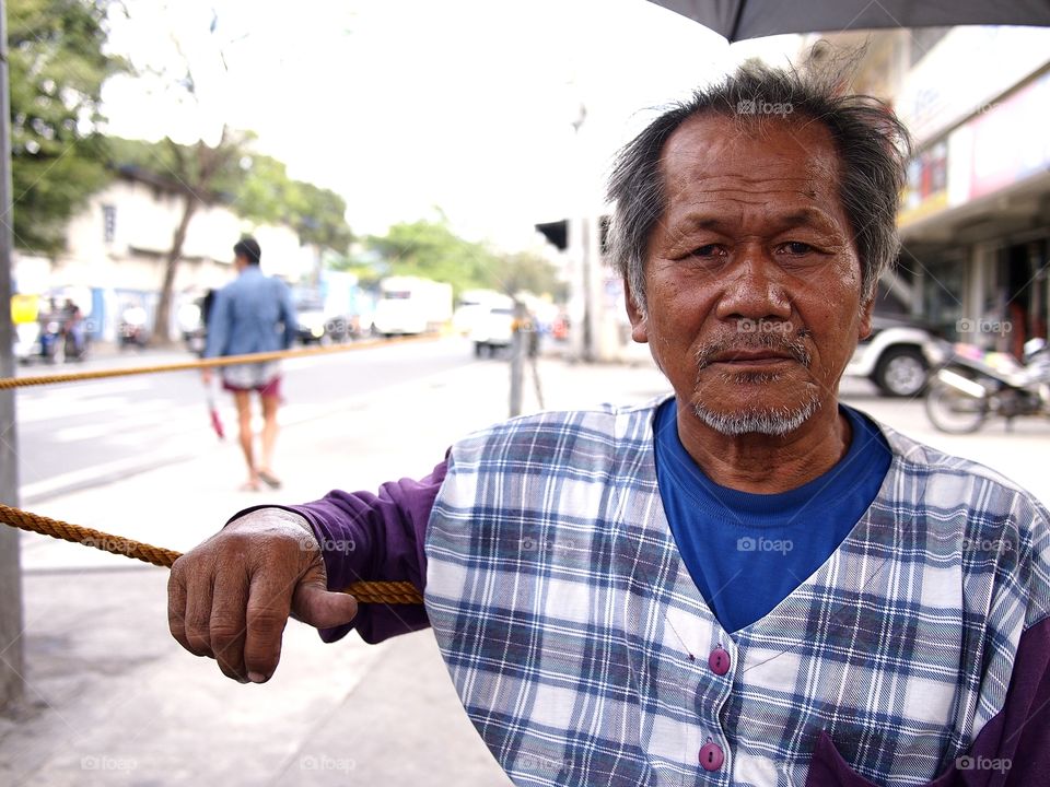 portrait of a mature Filipino man