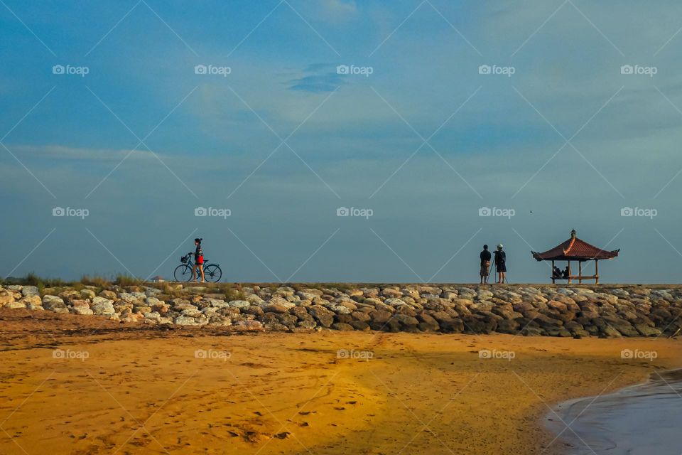 Sunday morning on the beach