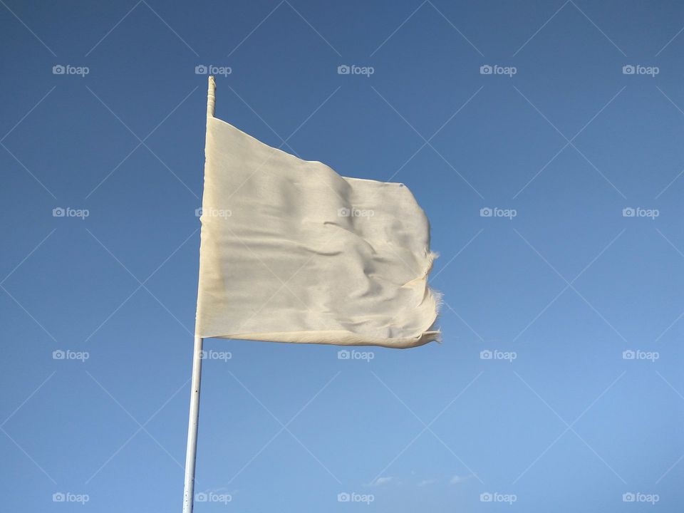 Flag in air