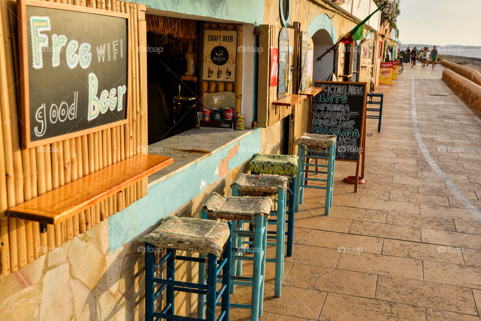 Bar in ibiza