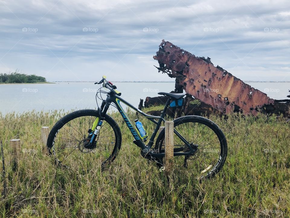 Bicicleta usina de sal 