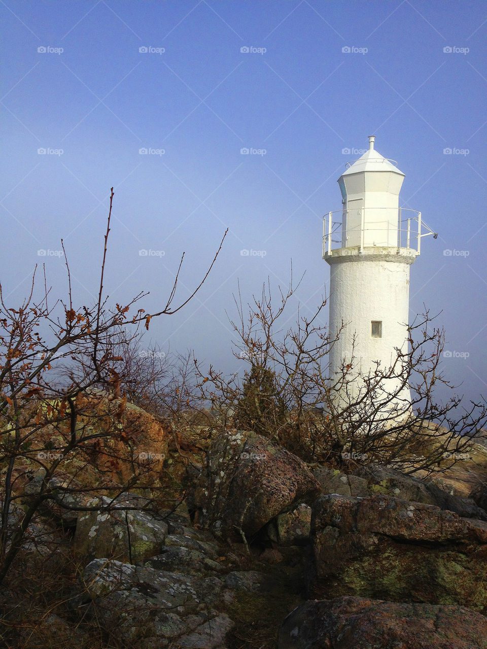 sweden white fyr lighthouse by lenamansson