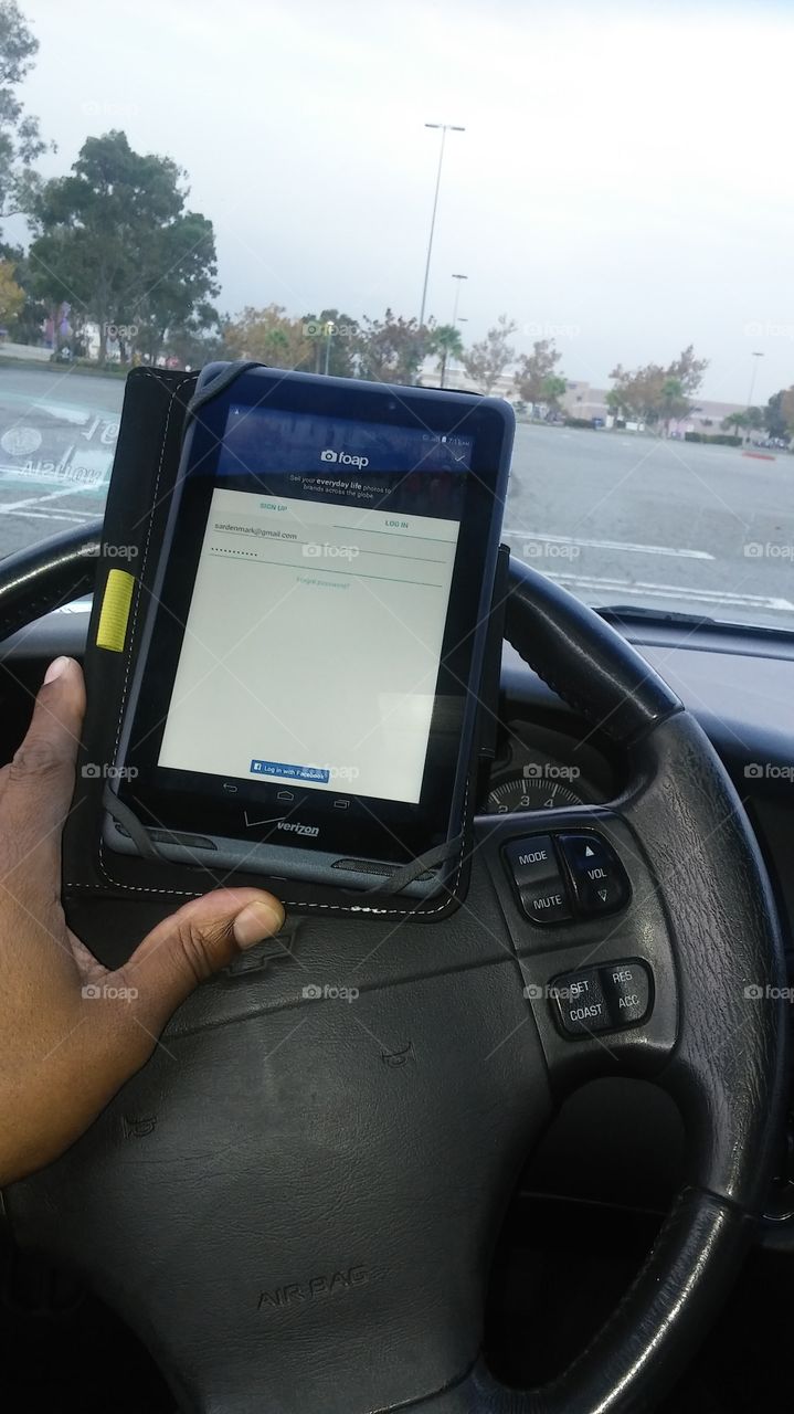 Car steering wheel foaping