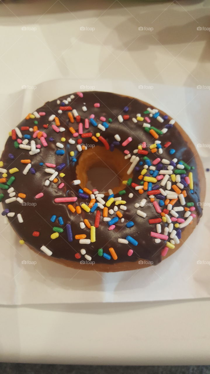 Yummy Sprinkled Donut