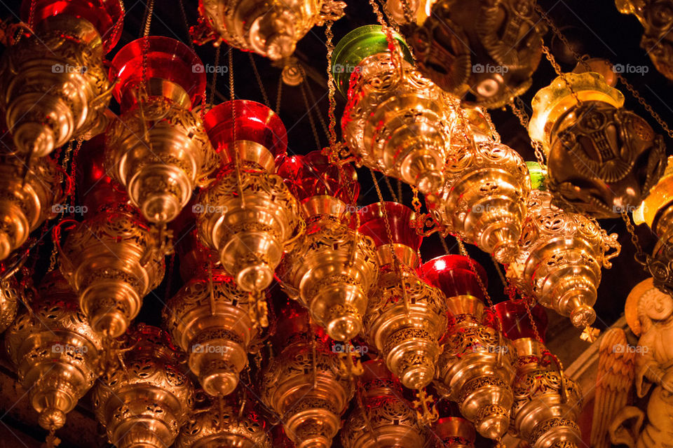 Hanging lanterns 
