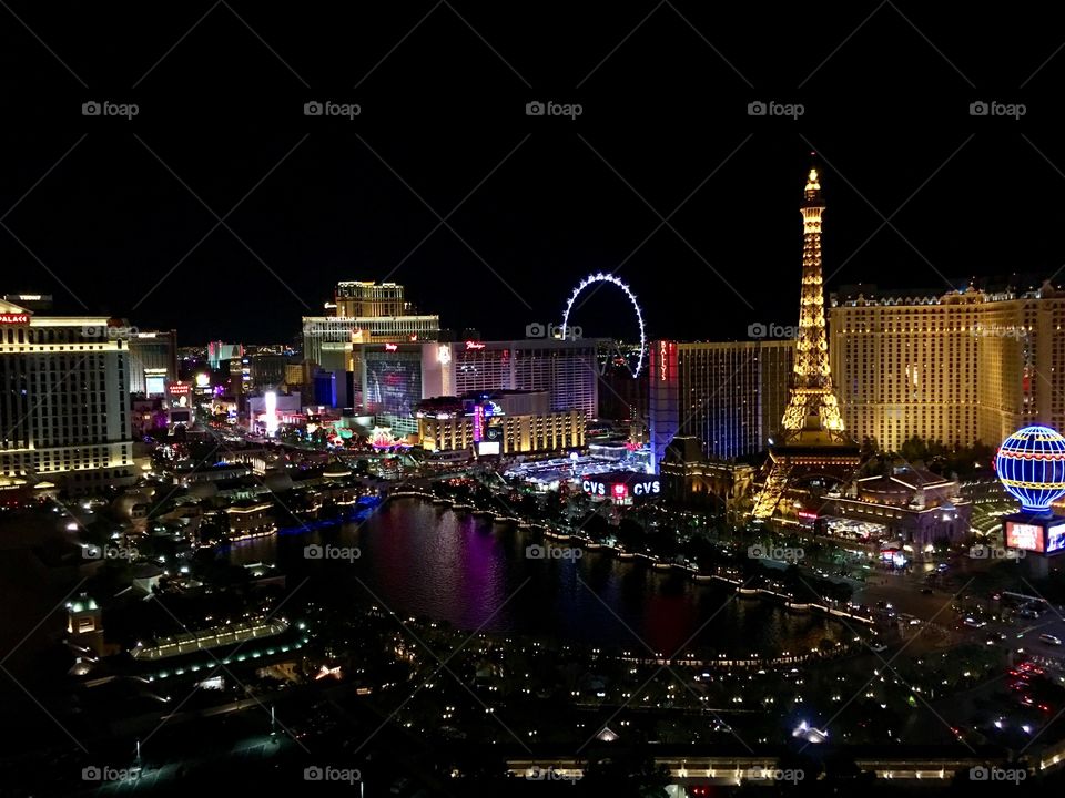 Las Vegas at night! 
