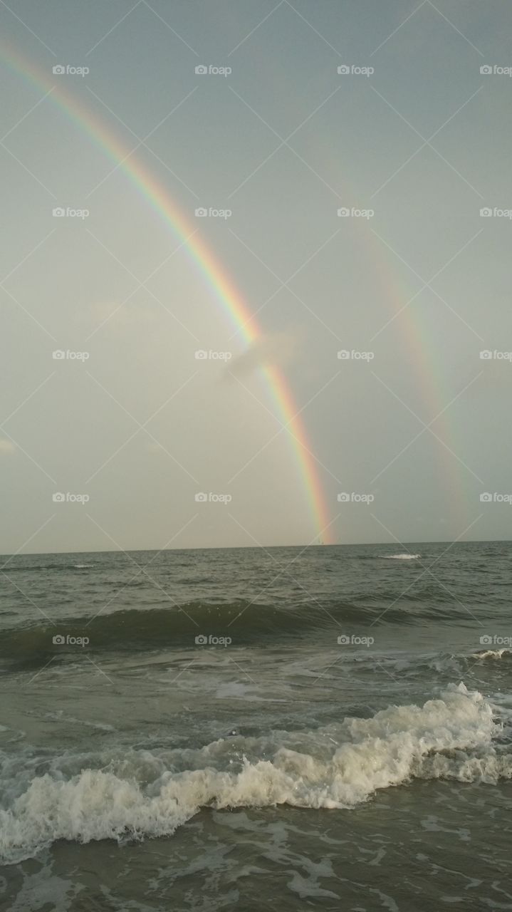 rainbow on the Gulf