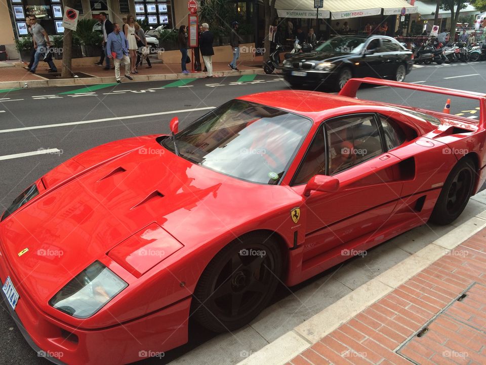 Ferrari F40 in Monaco