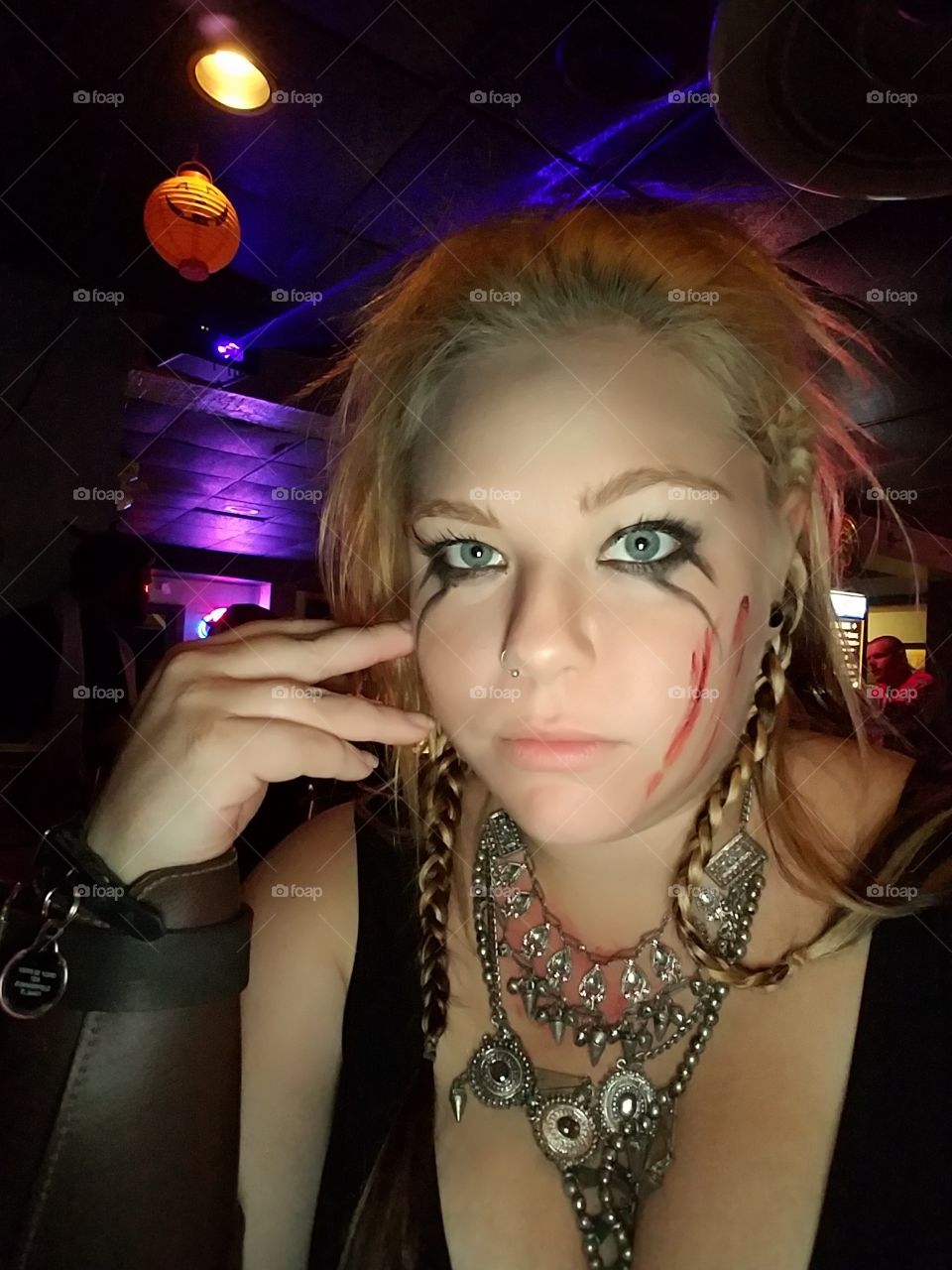 Viking makeup