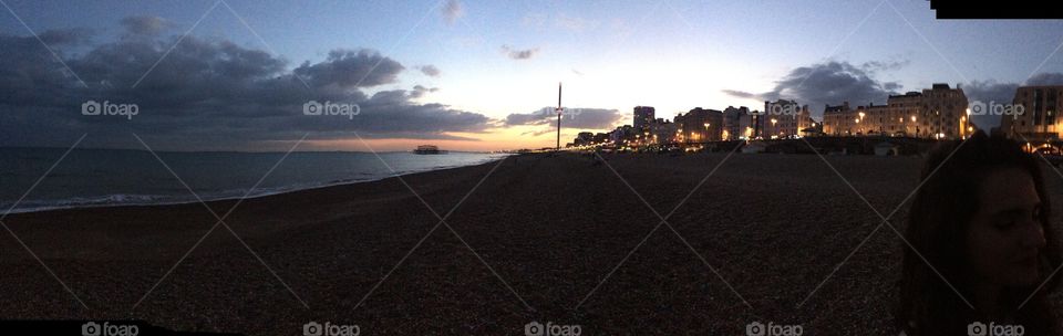 Brighton sunset 