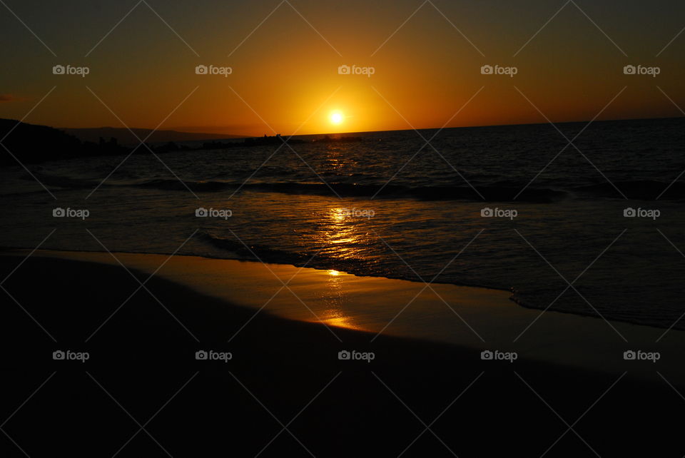 The final glow of the sun 