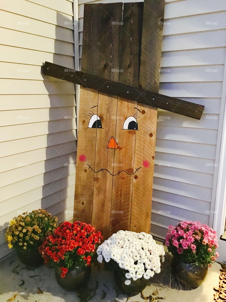 Home made scarecrow 