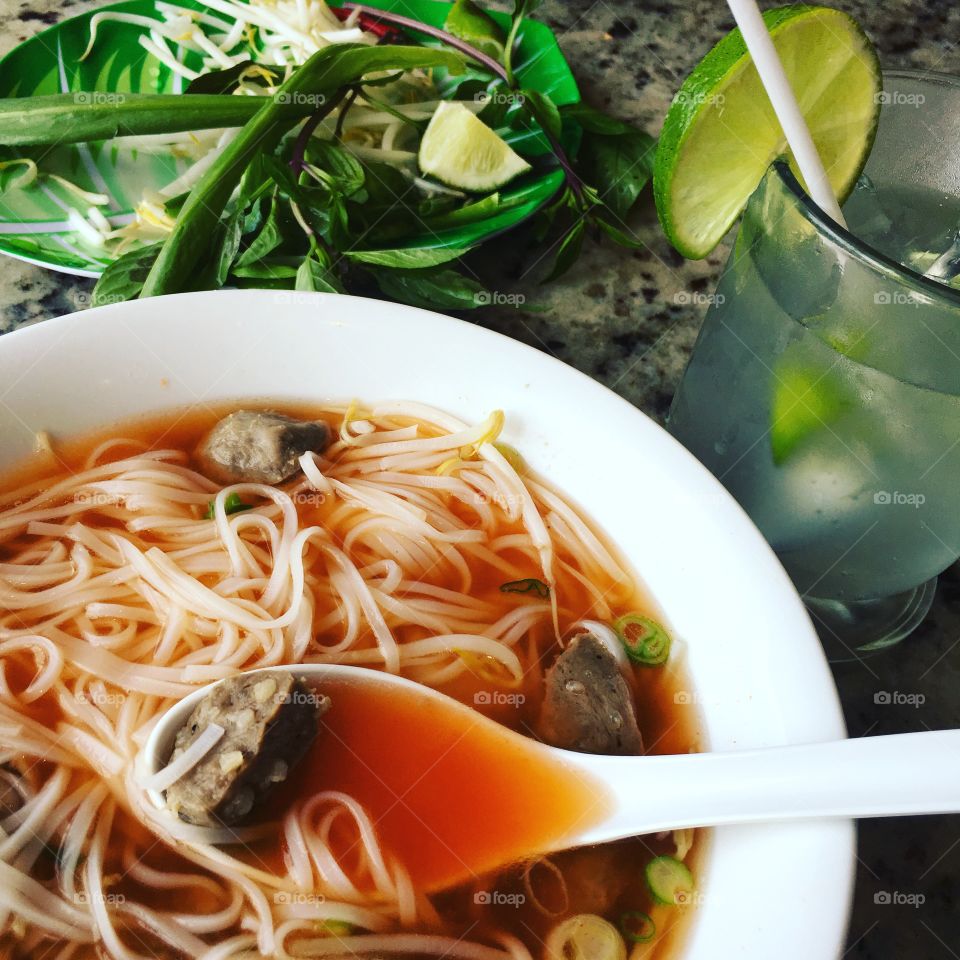 This is probably  my favorite food.  I could eat pho everyday!