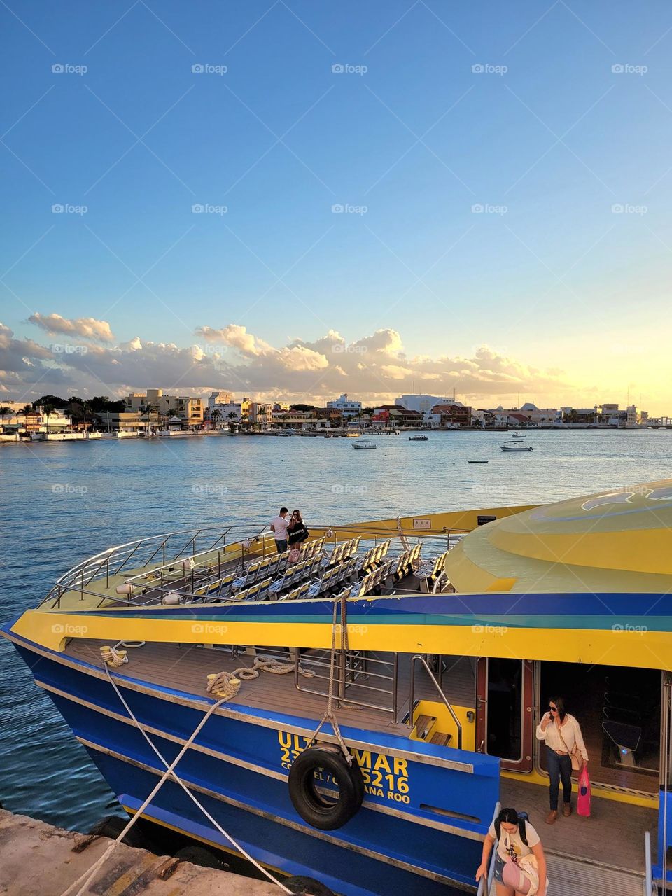 ha llegado el ferry a Cozumel