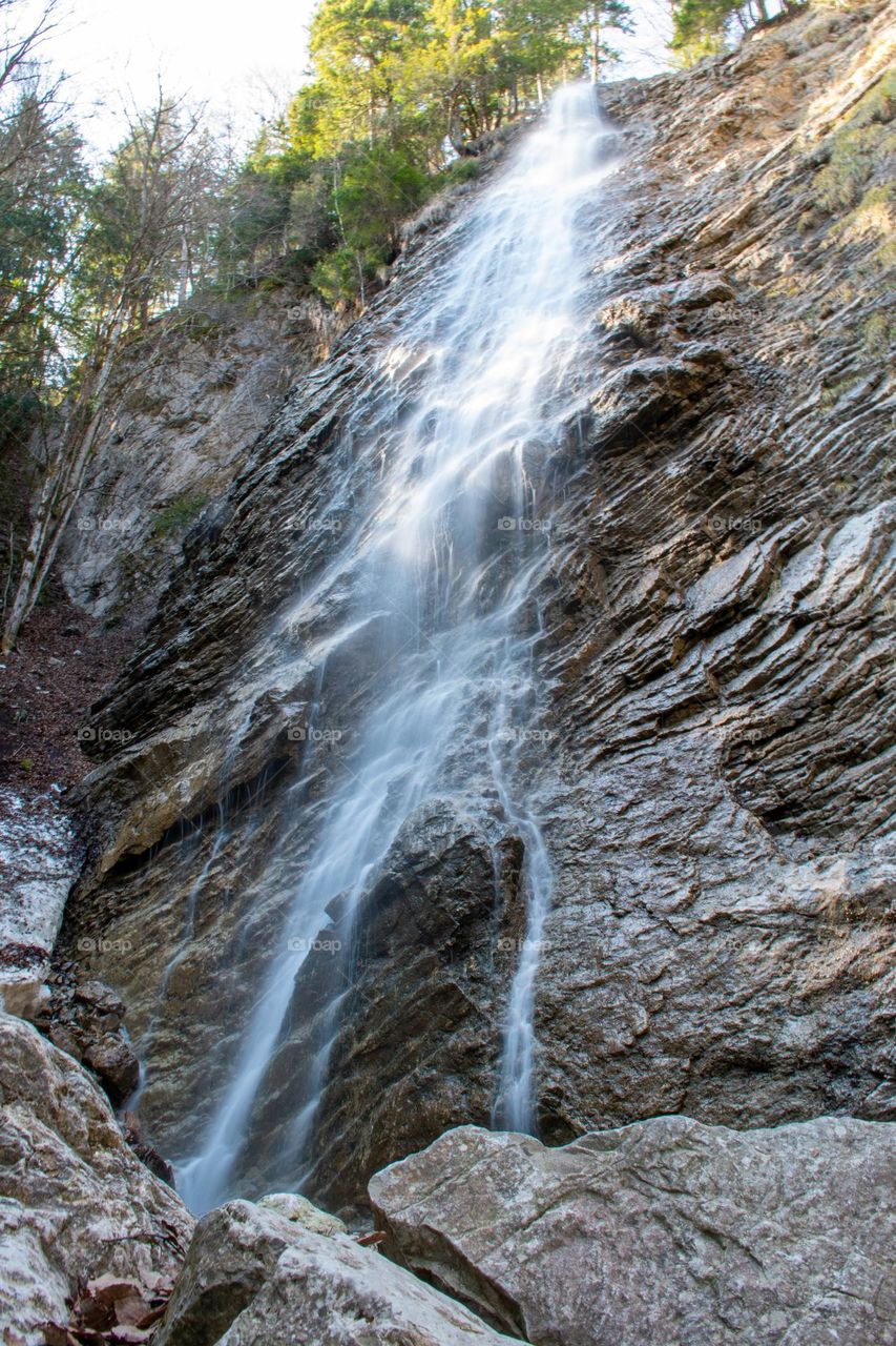 Wasserwandl Waterfall in Bavaria