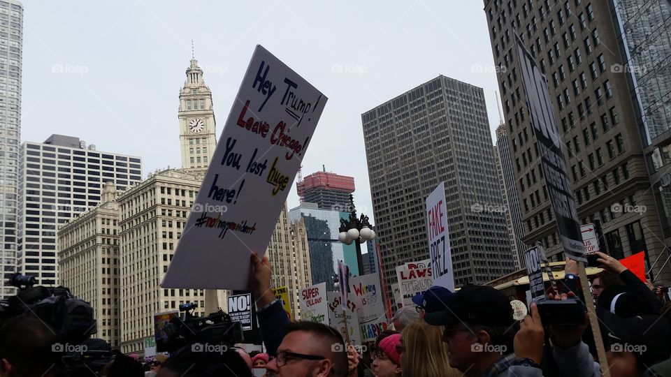 Chicago Anti-Trump Protest