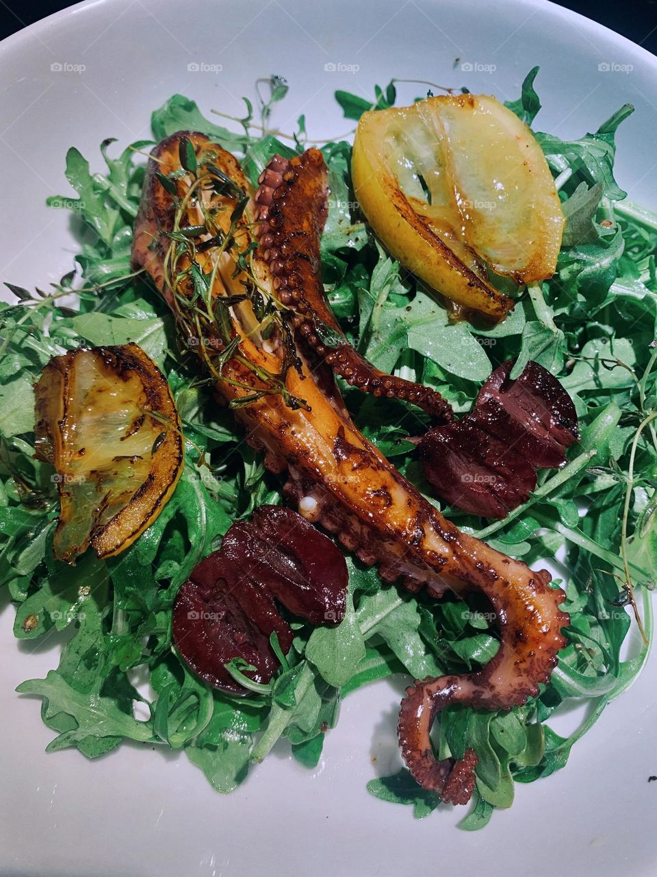 Grilled octopus