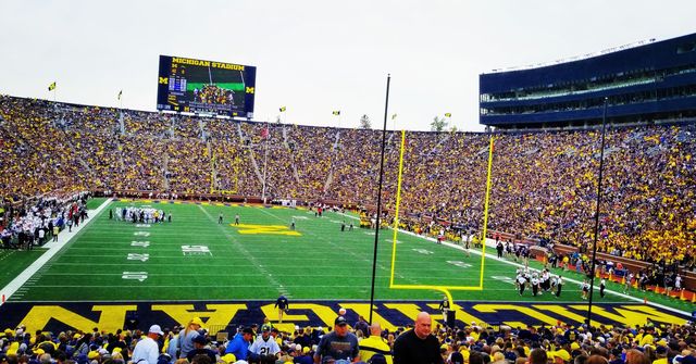 michigan football the big house stadium