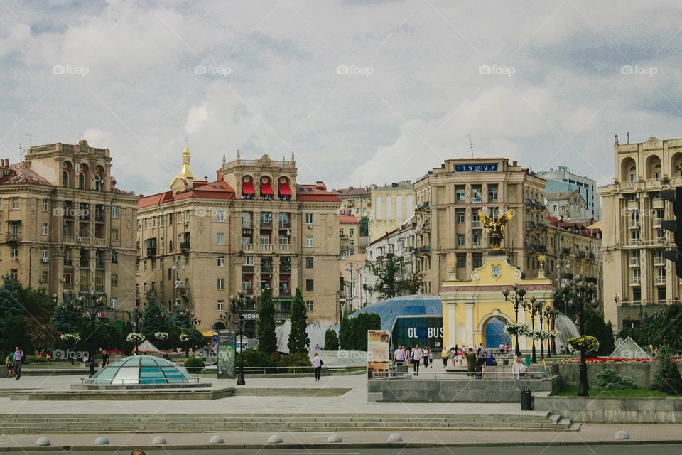 Kiev, the city center