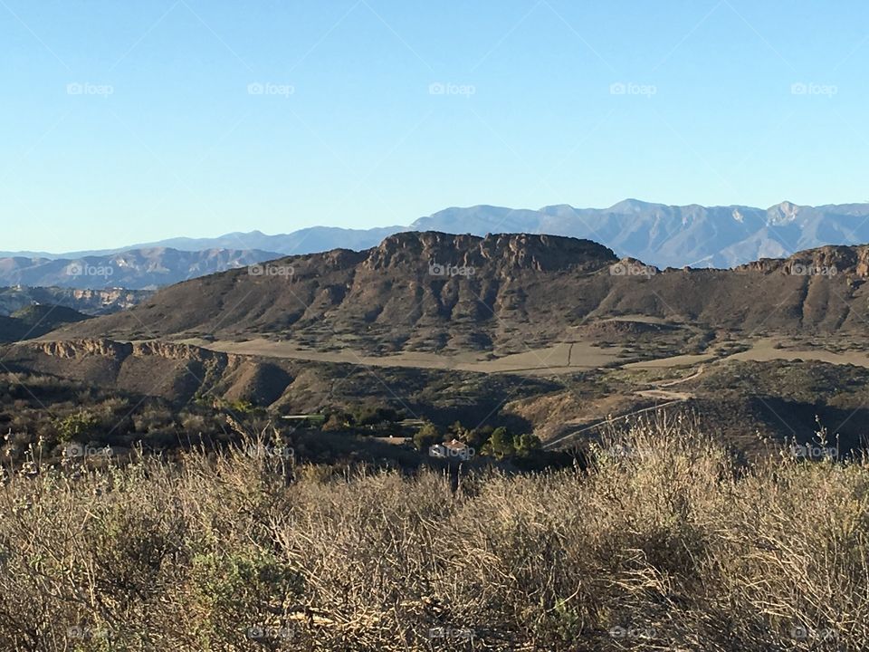 Scenic view of mountains