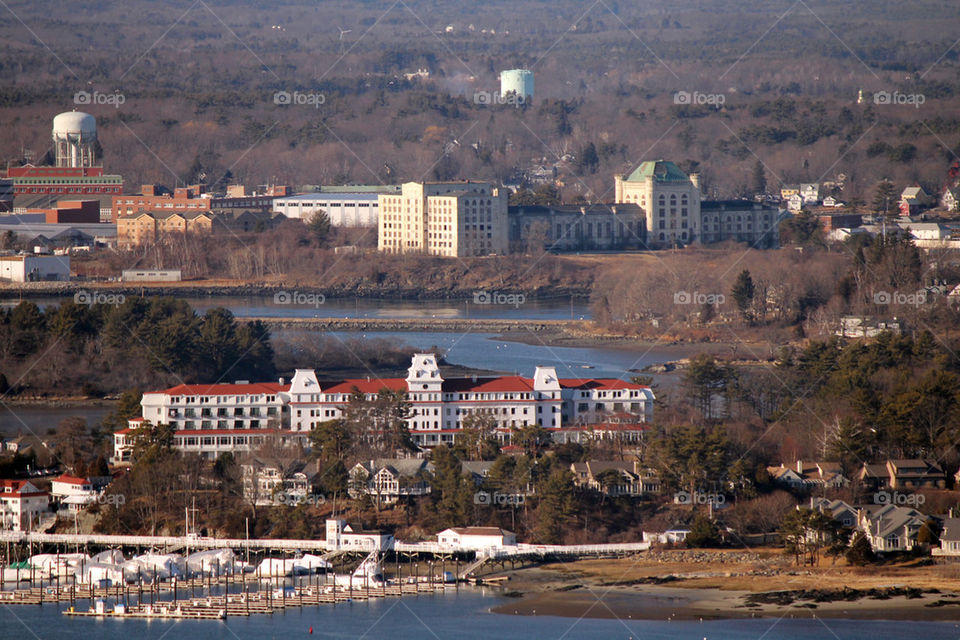 Wentworth by the Sea Hotel aerial view