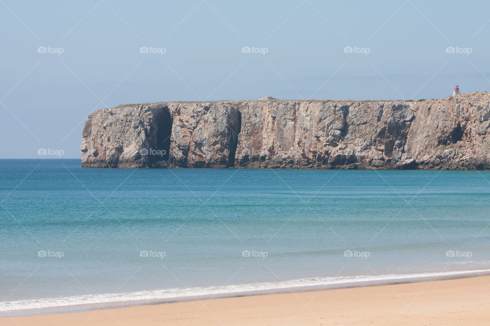 Cliffs on the south west coast of Portugal 