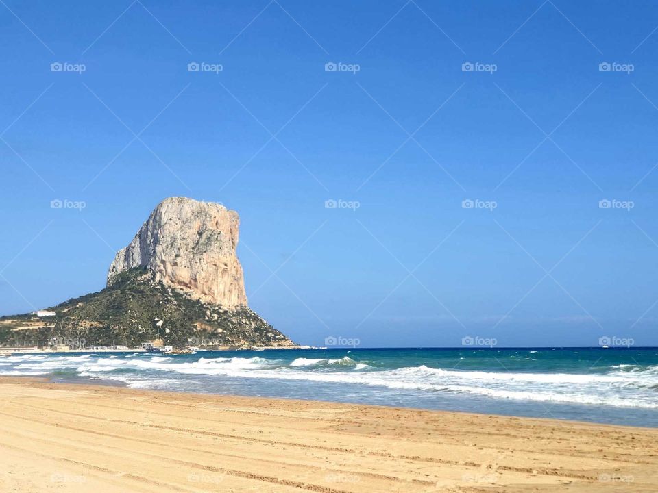 Beach#rock#sea#waves