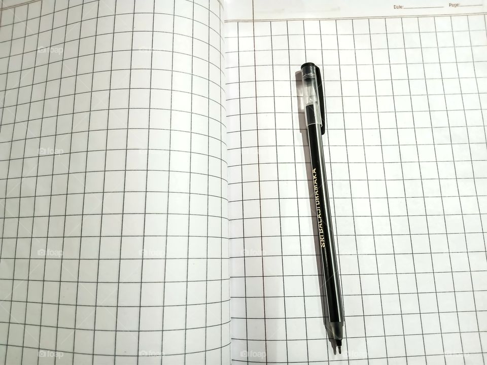 Mathematics notebook & pen awesome image india