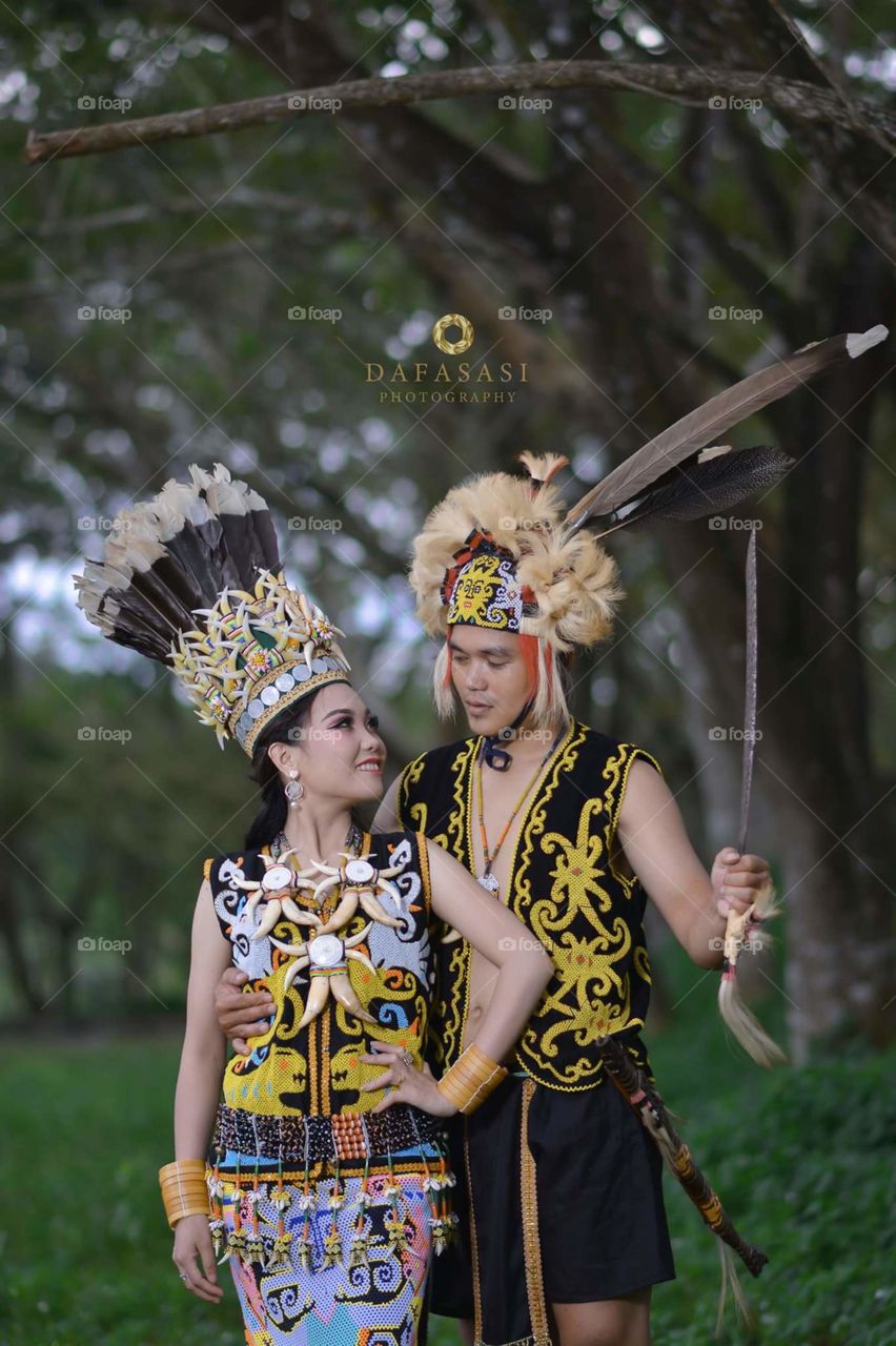 dayak fom borneo