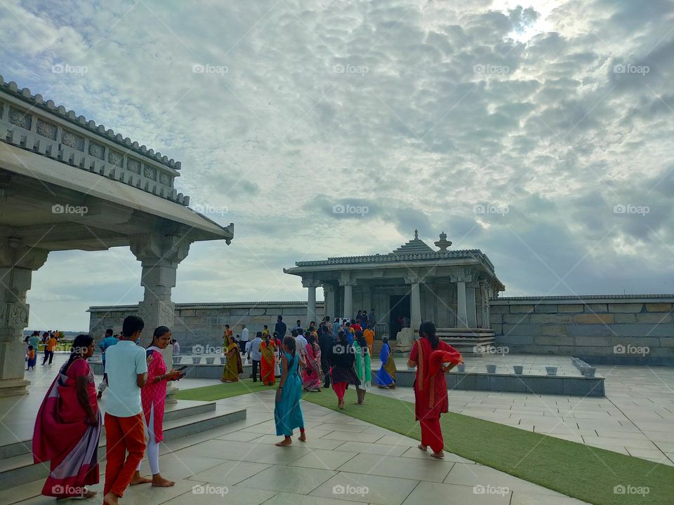 crowd at venugopal swamy temple