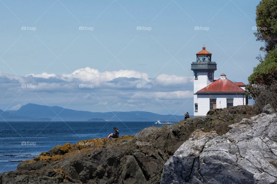 Pacific Northwest lighthouse