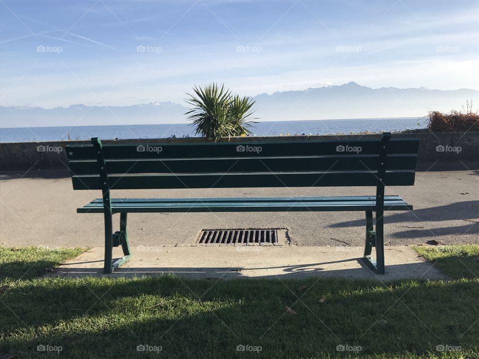 beautiful views of the lake switzerland