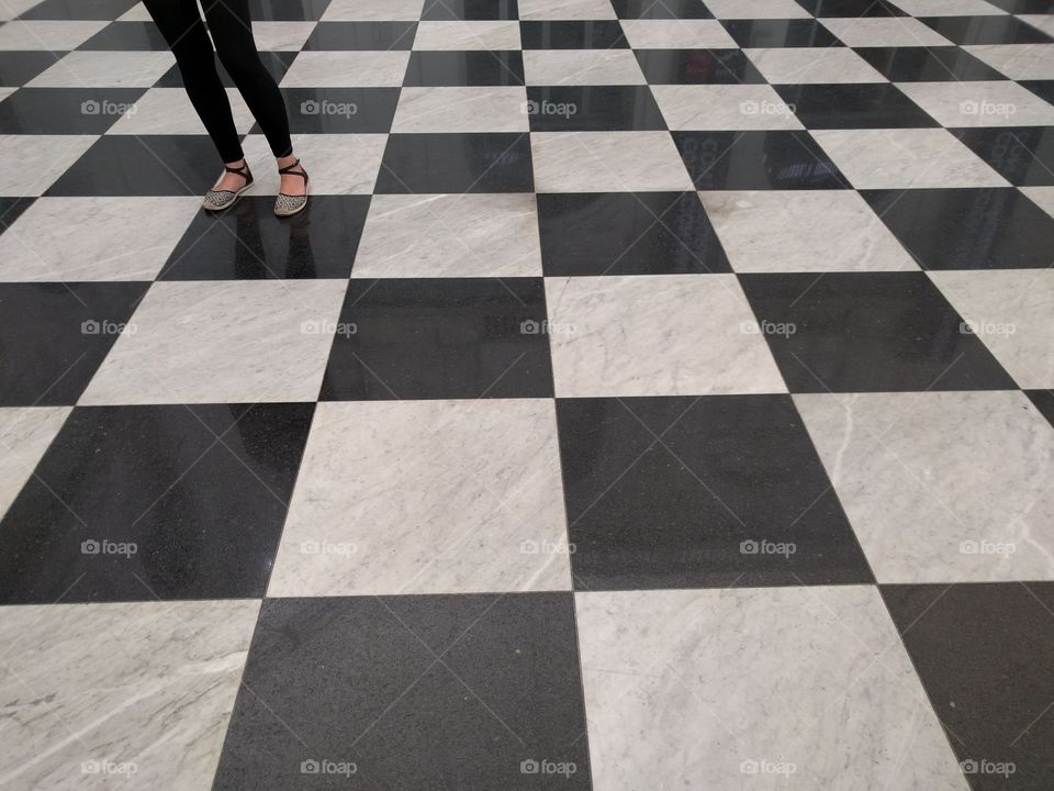 Square floor mosaic patterns
