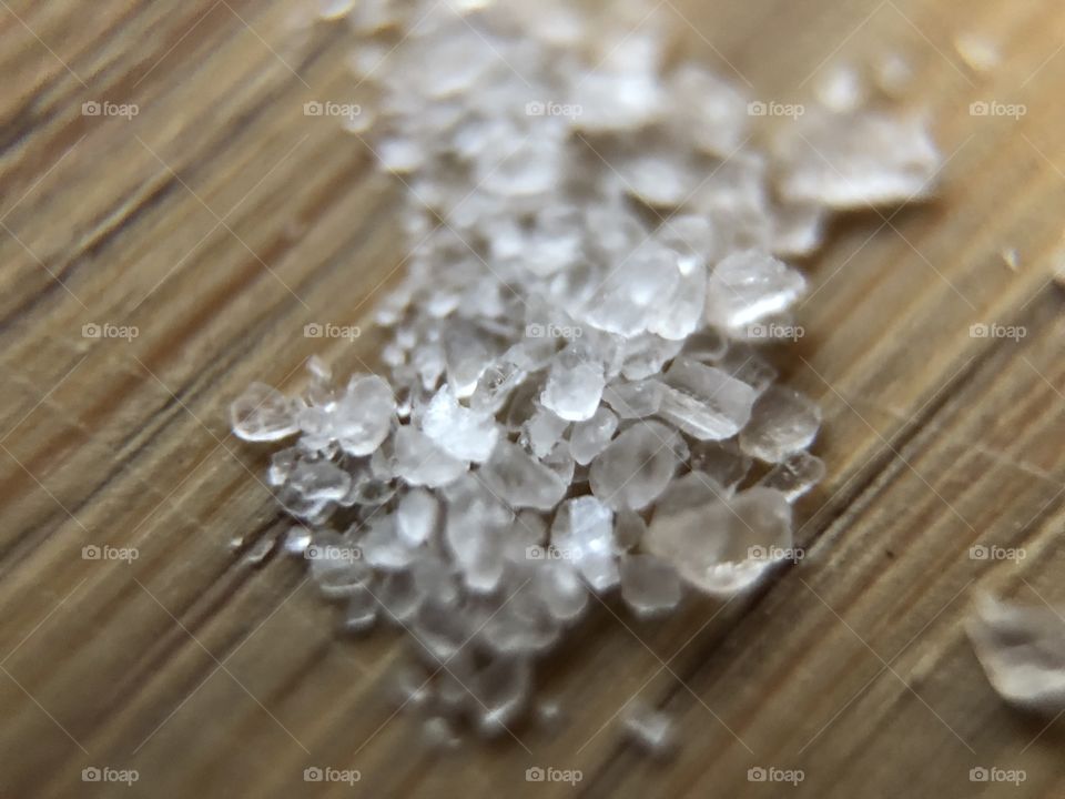 Cristales de sal