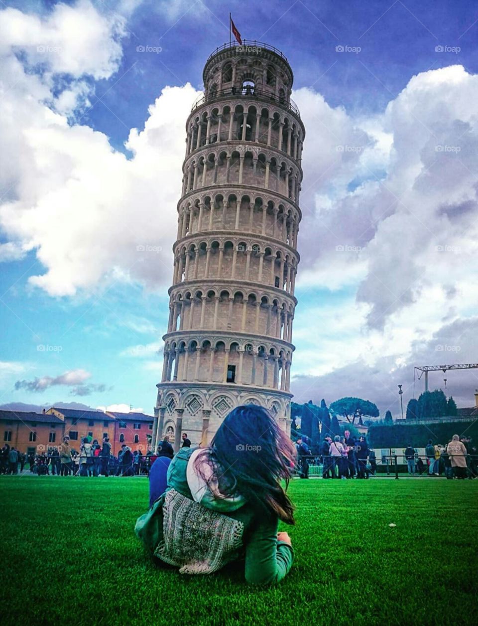 piza tower Italy great time ever I love it