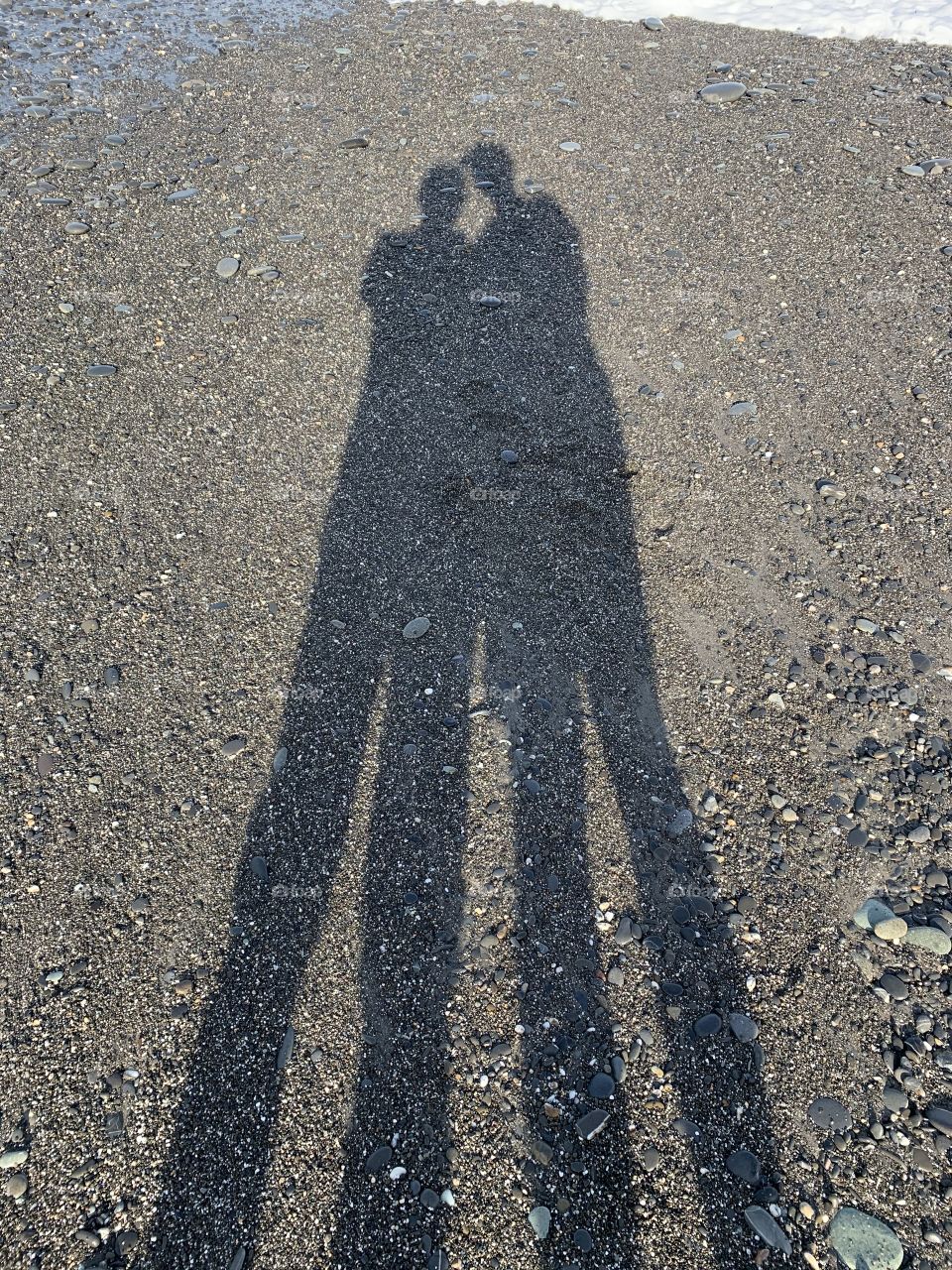 Being together on the beach.