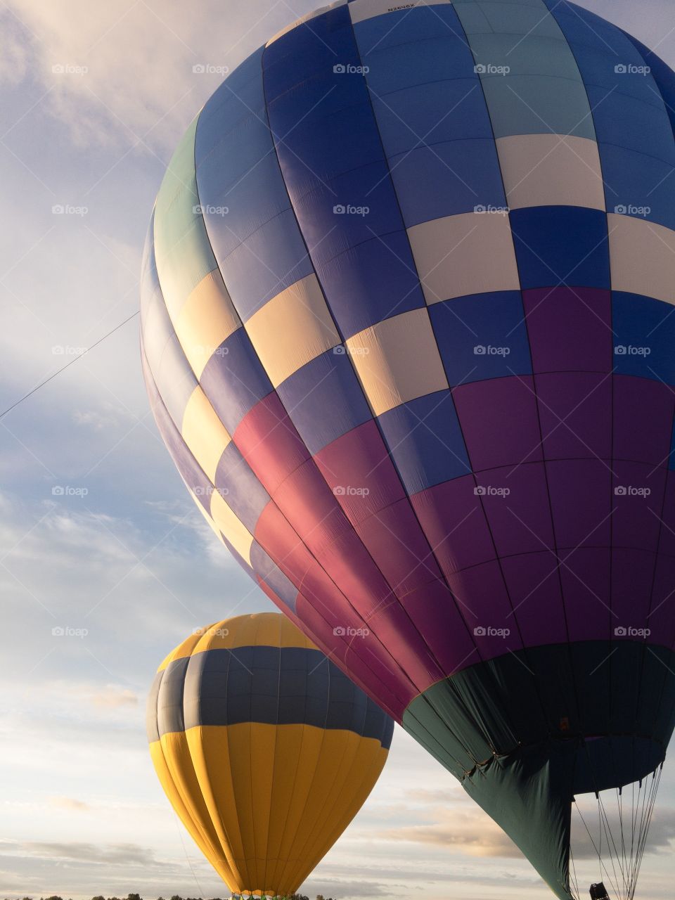 Hot air balloon vertical 