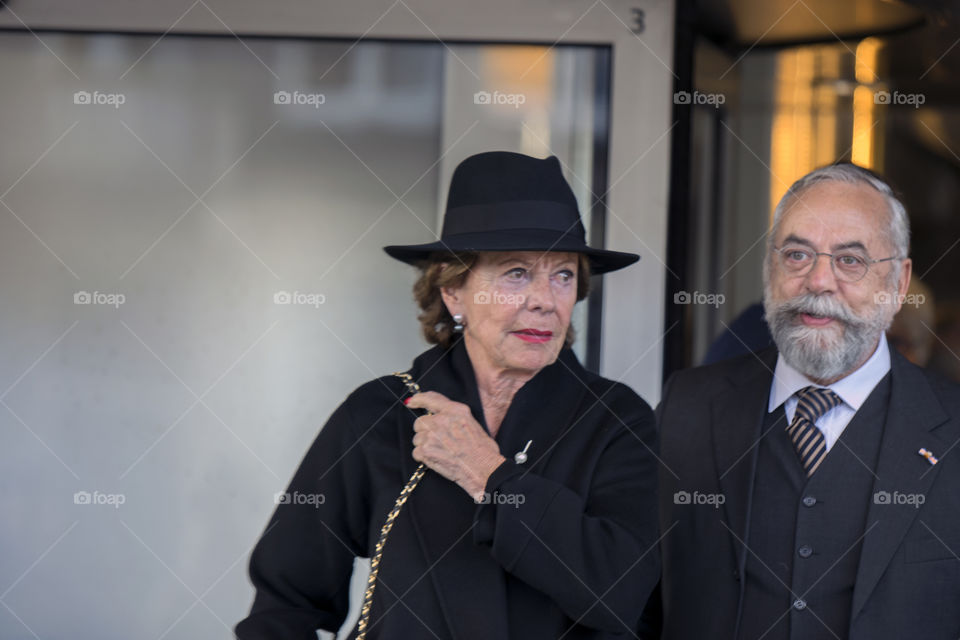 Neelie Kroes At The Memorial Ceremony At The Concertgebouw At Amsterdam 27-10-2018 The Netherlands