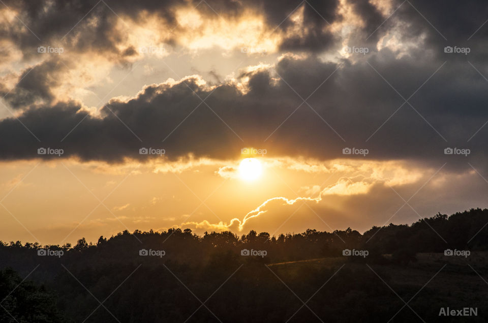 Sunset eye