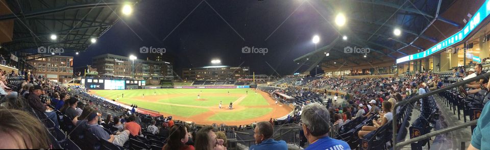 Panorama baseball game 